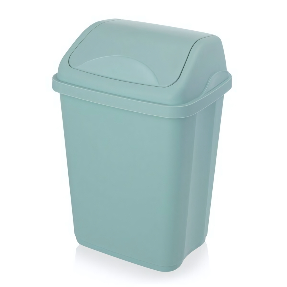 Контейнер для мусора "Ultra" 16 л с перекидным верхом цвет в ассортименте