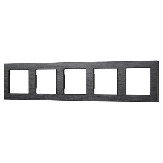 Рамка алюминиевая FRM-PRESTO-ALS-5-BK Arlight 043865