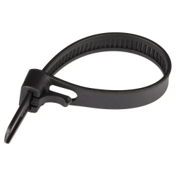 Стяжка пластиковая многоразовая нейлон 120х7,5мм черная PRM Европартнер (20шт.)