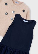 платье с пуловером