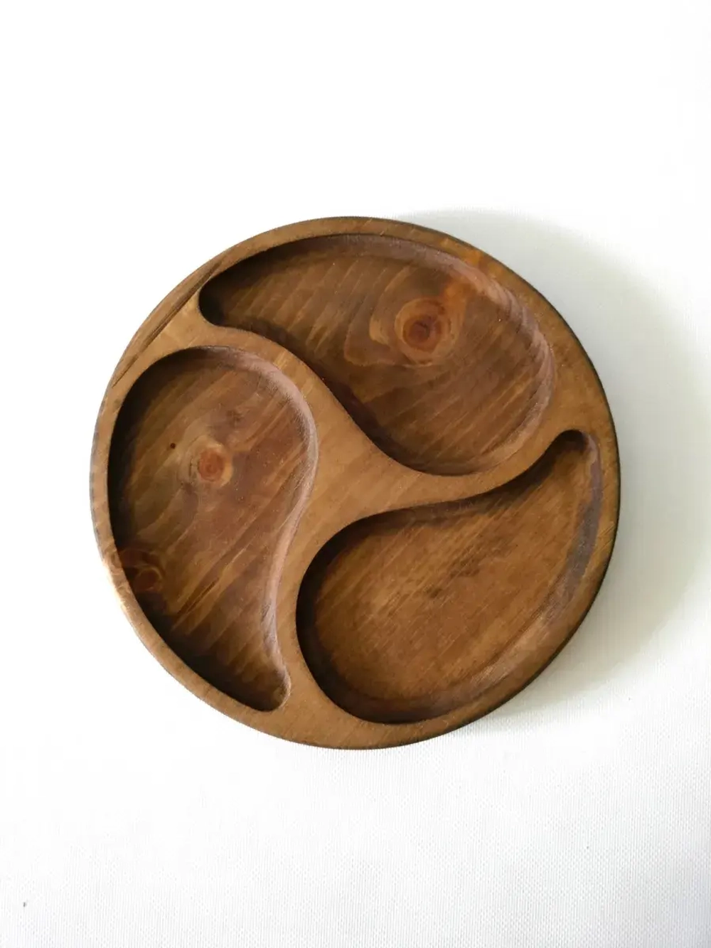 Менажница деревянная сервировочная из кедра для подачи