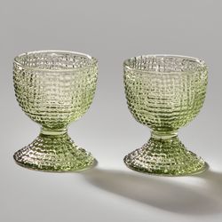 НАБОР ПОДСТАВОК ПОД ЯЙЦО "TEMPO" GREEN 2 ШТ. 5,5Х5,5Х6 СМ