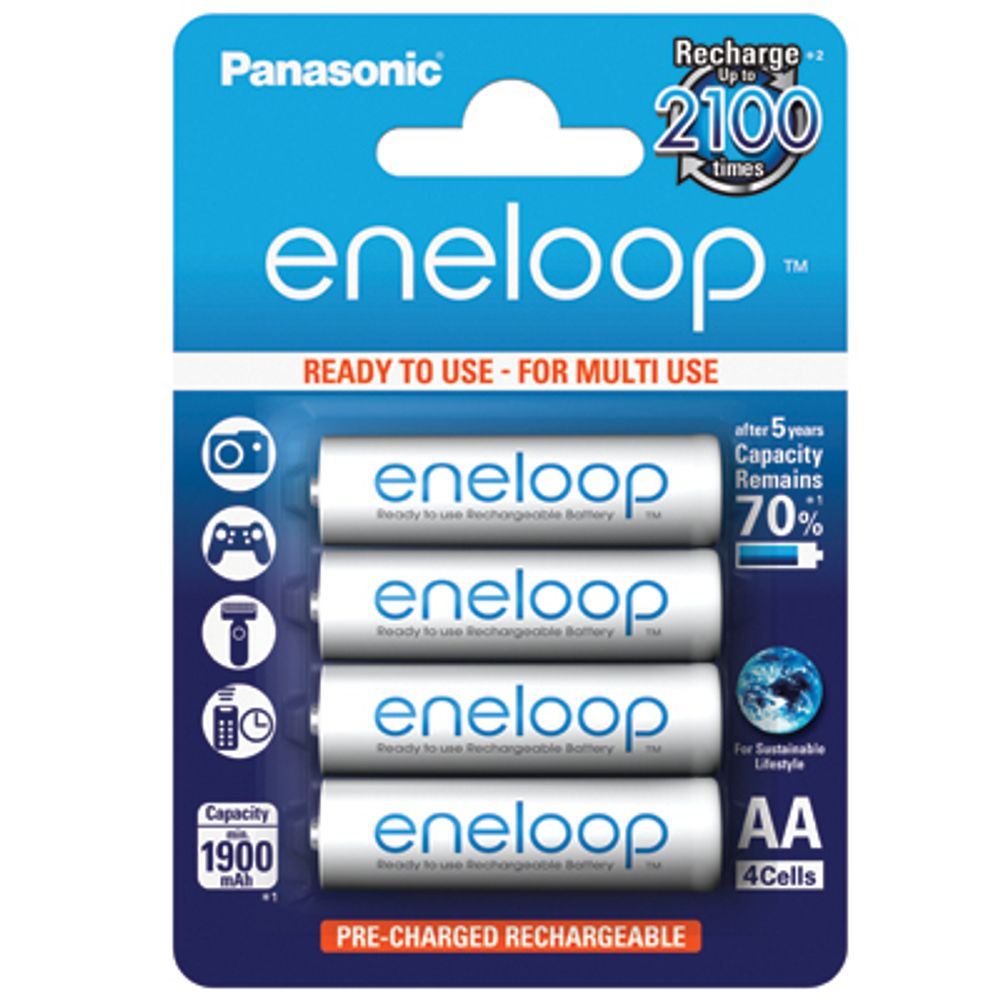 Аккумулятор Panasonic Eneloop BK-3MCCE/4BE 1900 mAh 4шт AA