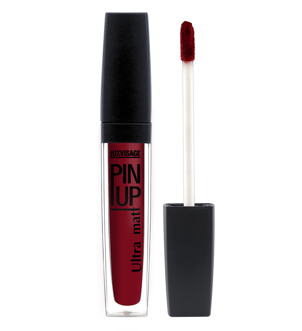 LUXVISAGE Блеск для губ "PIN-UP Ultra Matt" тон 31 RUBY WINE 5 мл
