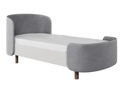 Кровать подростковая KIDI Soft размер L антивандальная ткань (серый)