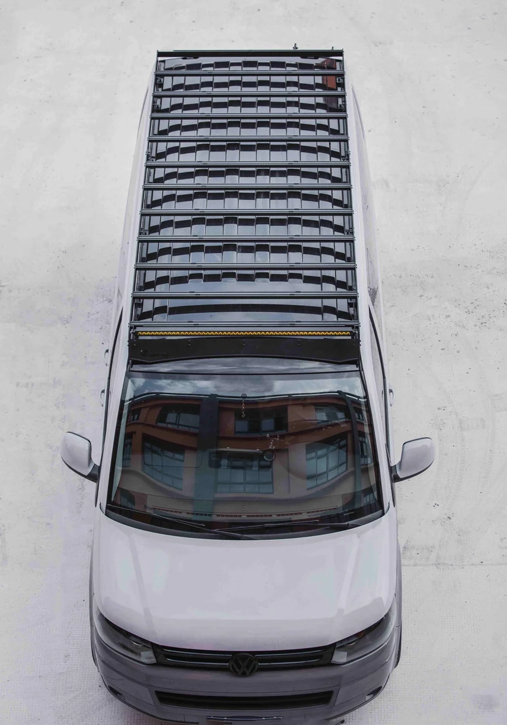 Платформа на крышу с люстрой и лестницей для VolksWagen Caravelle 2010-2015 Багажник на крышу Лестница