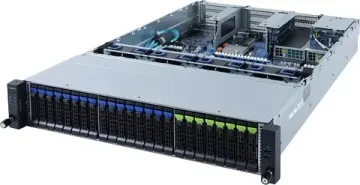 6NR282NO0MR-00 Серверная платформа Gigabyte R282-NO0 2U, (2 x LGA 4189 up 270W, 32 x DDR4 3200MhZ, 24 x 2.5'' NVMe HotSwap, 2 x 2.5" SATA/SAS HotSwap (rear), Intel RAID 0/1, 5 x PCIe x16, 1 x PCIe x16 Mezzanine, 1 x PCIe x8 Mezzanine, 2 x I350-AM2 1GbE, 2 x 1600W 1+1, AST2600, IPMI, 2 x Heatsink) P/N: 6NR282NO0MR-00