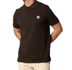 Теннисное поло Roland Garros Basic Islande - chocolate