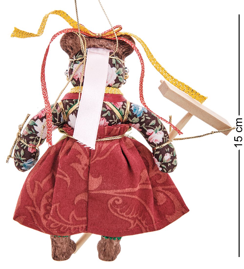 RK-873/7 Кукла подвесная «Медведица с граблями»