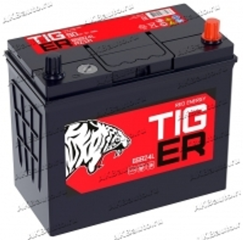 Аккумулятор 6СТ-50 А.ч., о.п., R+, TIGER Red Energy 65B24LS