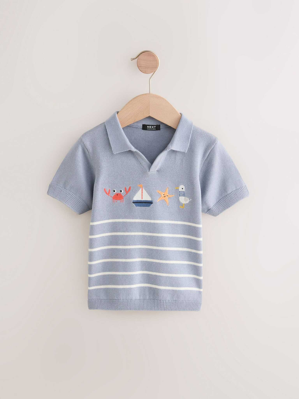 Поло для мальчика Next AL5-127, Серый