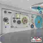 Интерактивная игровая стена «Солнечная система», с орбитами и шестерёнками