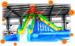 Наземный надувной аквапарк «Осьминог» 28*20*6 м