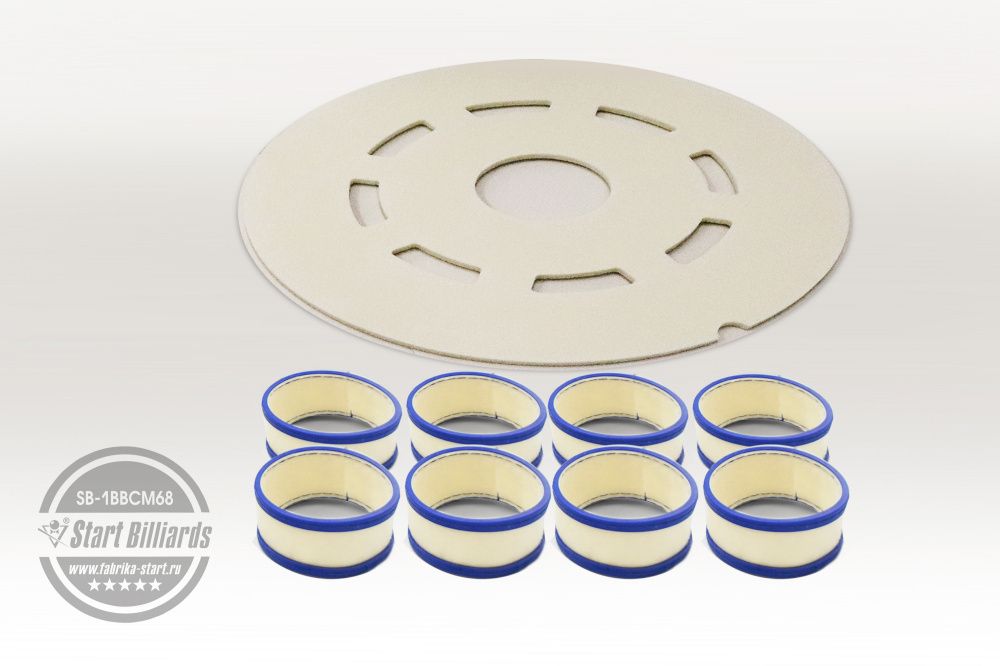 Сменные войлочные круги для 1BBCM68 (9 шт)