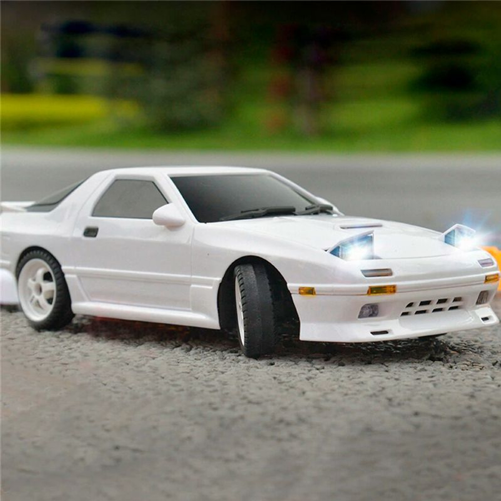 Радиоуправляемая машина для дрифта LD RC масштаб 1:18 2WD 2.4G RX-7 1802-White , модель с гироскопом
