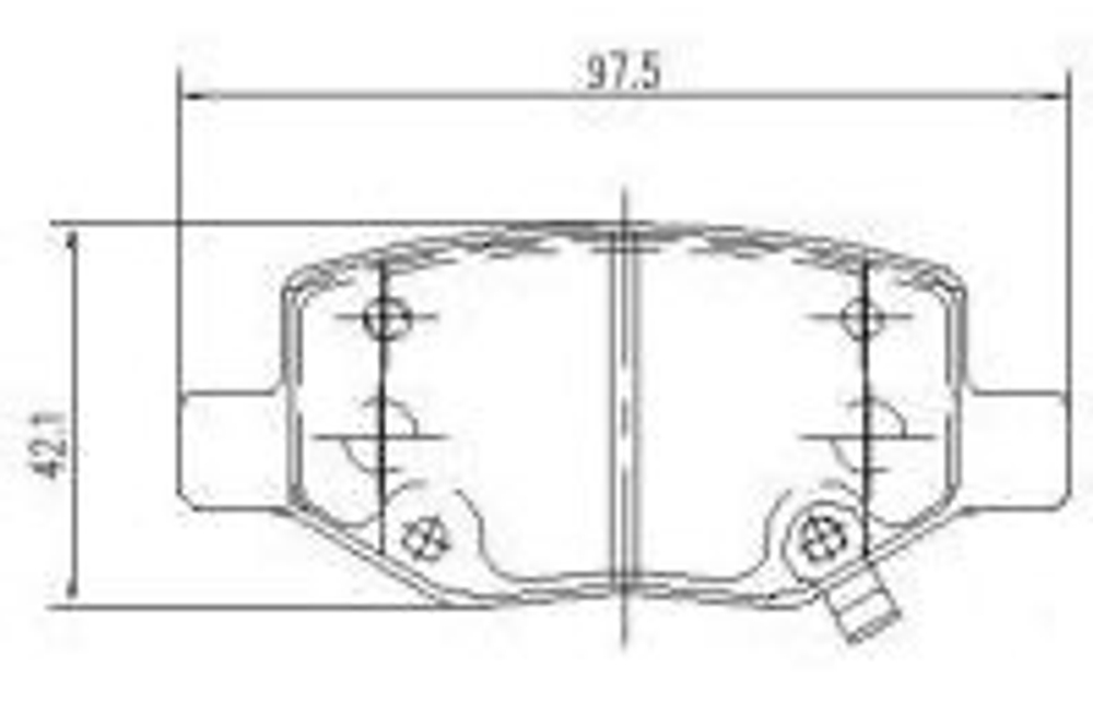КОЛОДКИ ТОРМОЗНЫЕ ДИСКОВЫЕ ДЛЯ АВТОМОБИЛЕЙ GEELY COOLRAY (18-) ЗАДНИЕ
