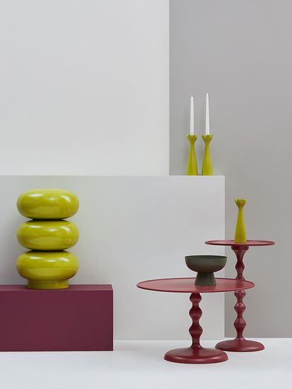 Столик кофейный fluid, D59 см, жженый оранжевый