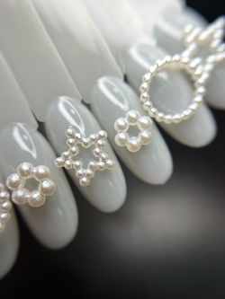 1814 Фигурки объёмные "Жемчуг" 10 шт