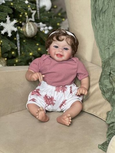 Кукла Реборн мягконабивная 48см в пакете (FA-848)