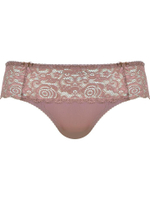 Нежные трусики-слипы с кружевным декором (Размер: 44) (Цвет: белый)