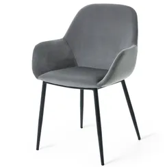 Стул Konna серый велюр