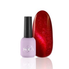SoLa Гель-лак Cherry Cat 02 Кошачий глаз, 10мл