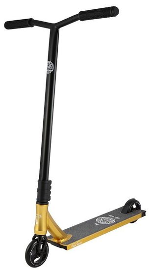 Трюковый самокат Tech Team Hex 2021, золотой