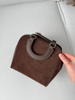 Сумка из натуральной замши