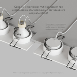 DK2422-BK Встраиваемый светильник, IP 20, 50 Вт, GU10, черный, алюминий