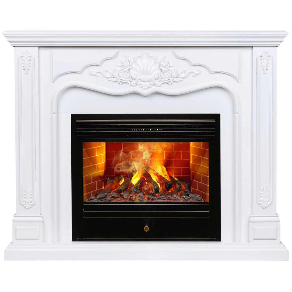 Каминокомплект Real Flame Victoria 26 WT с очагом 3D Novara