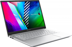 Ноутбук ASUS Vivobook Pro 14 OLED M3401QA-KM113, 14", AMD Ryzen 5 5600H 3.3ГГц, 8ГБ, 256ГБ SSD, AMD Radeon , noOS, 90NB0VZ3-M002V0, серебристый