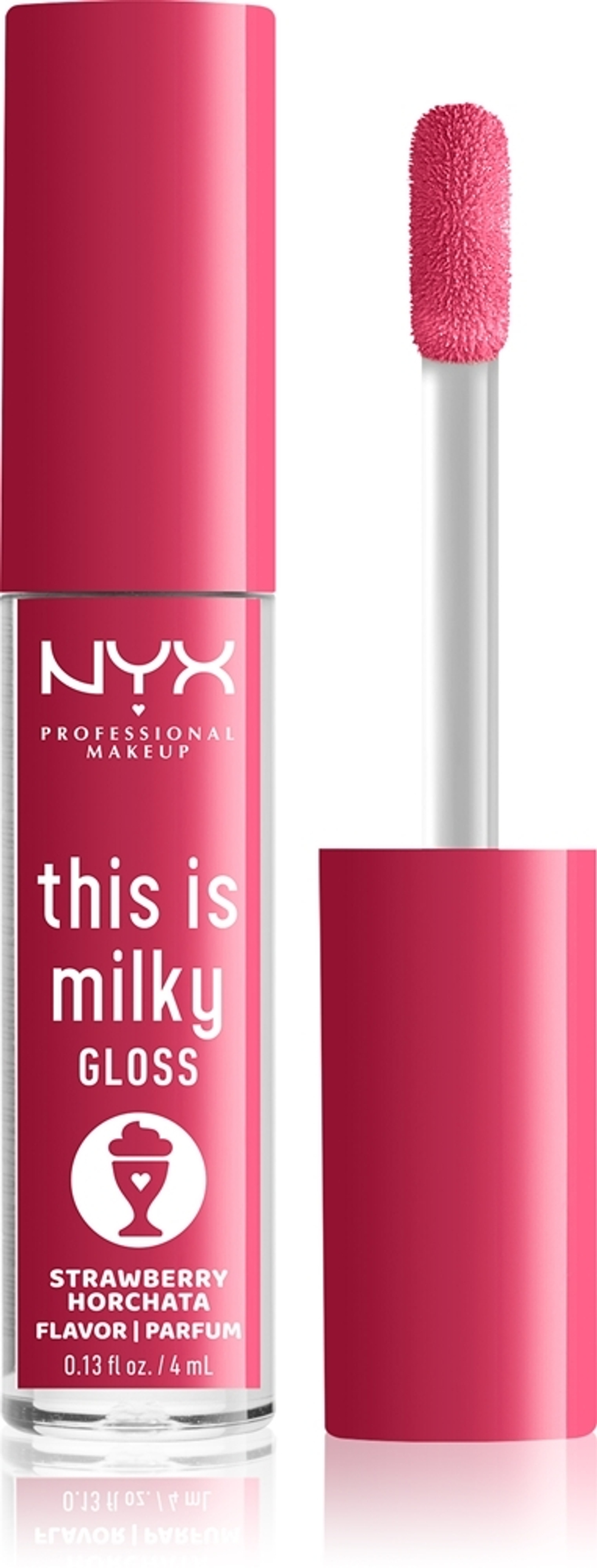NYX Professional Makeup This is Milky Gloss Milkshakes - Увлажняющий парфюмированный блеск для губ, 4 ml