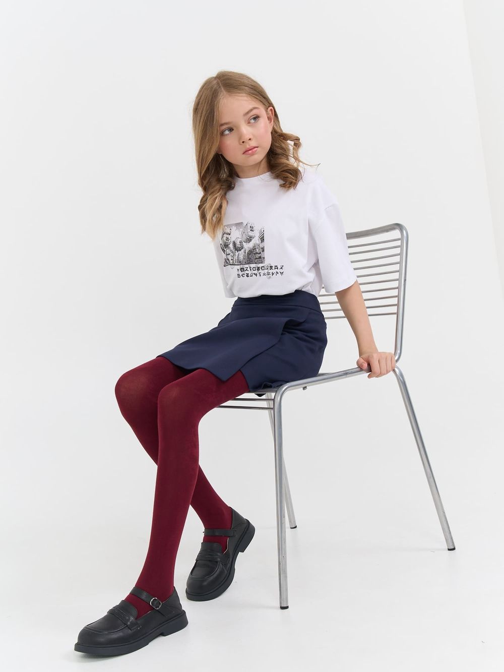 Колготки из модала "Бордо"