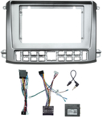 Магнитола для ГАЗ Газель НН 2019+, Соболь НН 2022+ (рамка серебро) - FarCar XXL10-9711S монитор 10.36" 2K QLED на Android 14, TS20, 8+256Гб, CarPlay, 4G SIM-слот