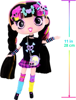 Кукла Decora Fashion Girlz Luna со стикерами 28см