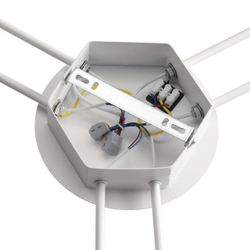 8235/6C COMFI LN26 242 белый, металл Люстра потолочная LED GX53 6*12W 220V GARETA