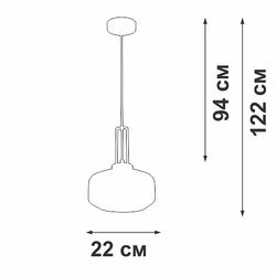 Подвесной светильник Vitaluce V2053 V2053-1/1S