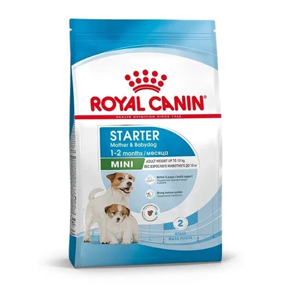 Сухой корм Royal Canin Mini Starter для щенков мелких размеров до 2-х месяцев, беременных и кормящих сук Сухой корм Royal Canin Mini Starter для щенков мелких размеров до 2-х месяцев, беременных и кормящих сук