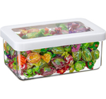 Емкость для сыпучих продуктов СТЕП 0,8л 16х10х7см