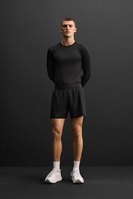 ZARA КОМПРЕССИОННАЯ ФУТБОЛКА ДЛЯ ЗАНЯТИЙ СПОРТОМ, ЧЕРНЫЙ
