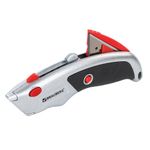 Нож универсальный мощный BRAUBERG "Professional", 6 лезвий в комплекте, фиксатор, металл, 235404