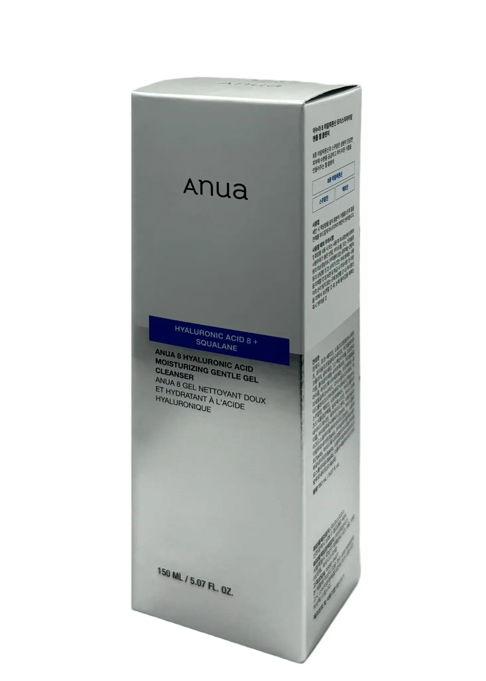 ANUA 100 HYALURONIC ACID 8  SQUALANE гель для лица очищающий