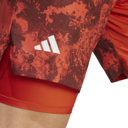 Мужские теннисные шорты adidas Paris 2N1 Shorts Men - Orange, Black