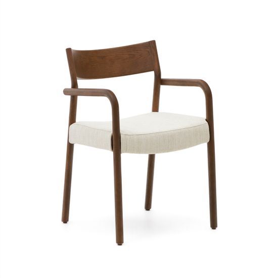 Стул Falconera со съемным чехлом из массива дуба с отделкой орех FSC Mix CreditСтул Falconera со съемным чехлом из массива дуба с черной отделкой FSC Mix Credit Испания La Forma