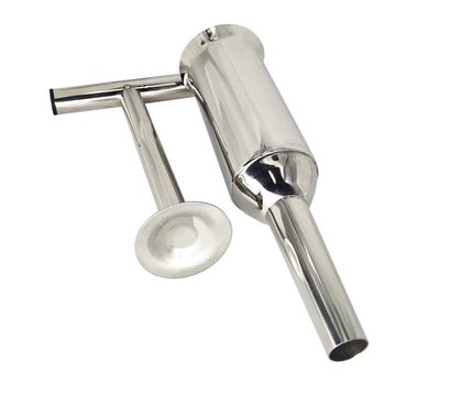 Ручной колбасный шприц, металл, насадка 23мм+