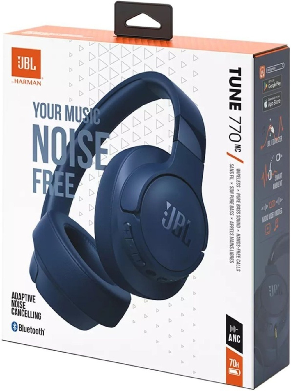 Беспроводные наушники JBL Tune 770NC, синий