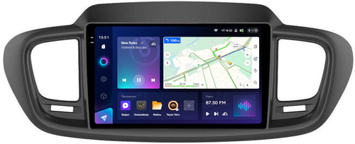 Магнитола для KIA Sorento Prime UM 2015-2020 (рамка большая) - Teyes CC3-2K на Android 10, Быстрая, 2K QLED, CarPlay, 4G SIM-слот