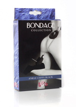 Меховые оковы на ноги BONDAGE черные 1020-01lola
