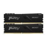 Оперативная память Kingston 32GB 3200MHz DDR4 CL16 DIMM (Kit of 2) FURY Beast Black