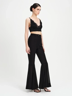 Брюки клеш черные OLA OLA